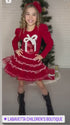 Festive Red Present Tutu Dress, 12M-14